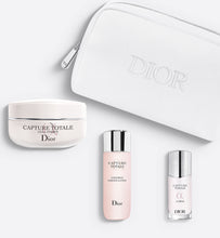 Load image into Gallery viewer, CAPTURE TOTALE 3-PIECE SKINCARE SET &amp; POUCH
