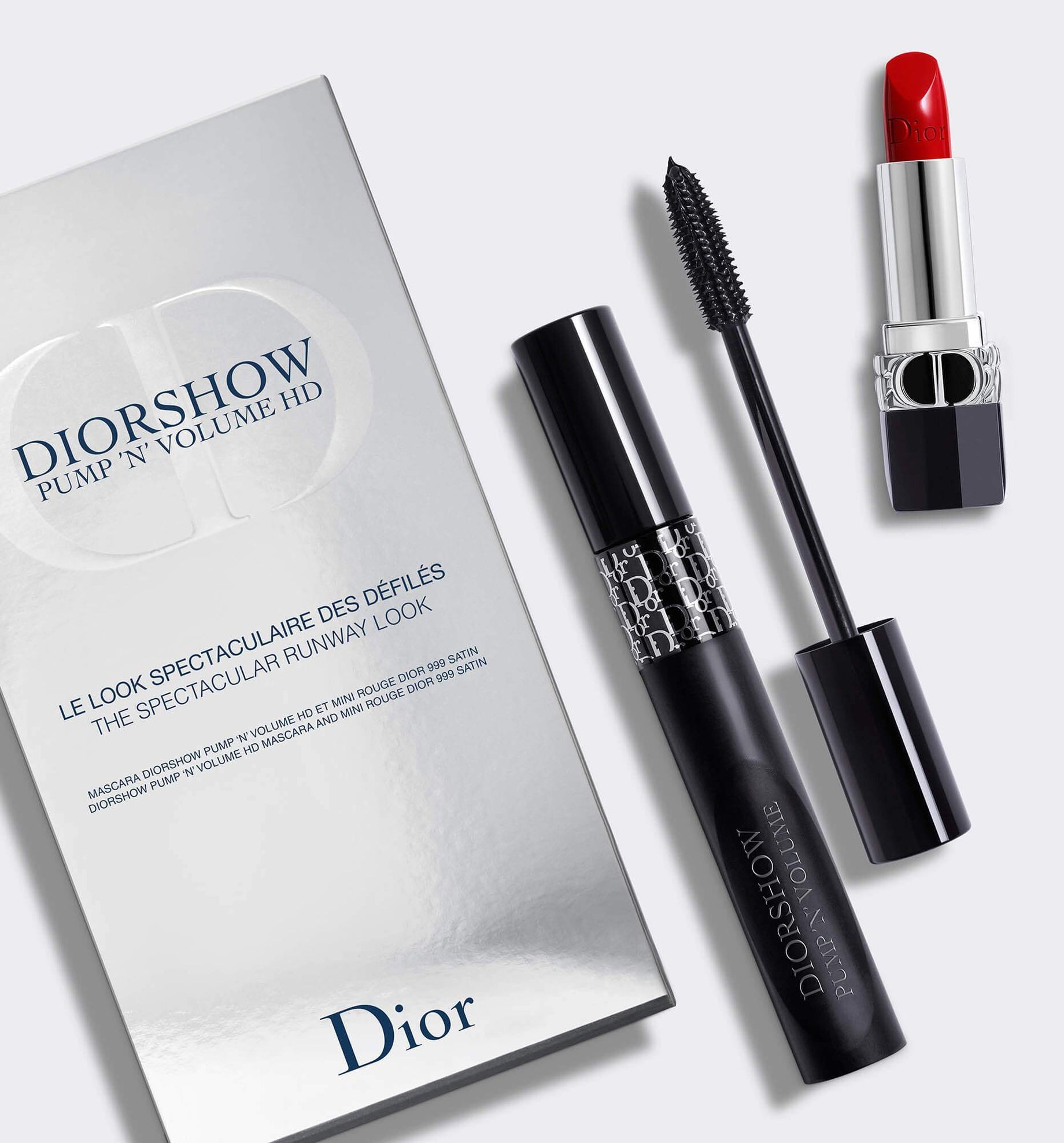 Diorshow Pump 'N' Volume HDMascara and Lipstick Set