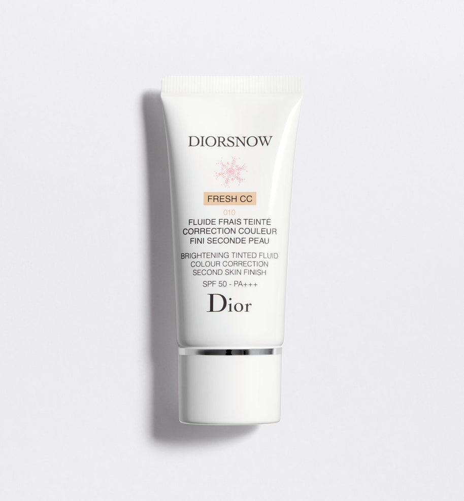 DIORSNOW BRIGHTENING TINTED FLUID COLOUR CORRECTION SECOND SKIN FINISH SPF50 â€“ PA+++